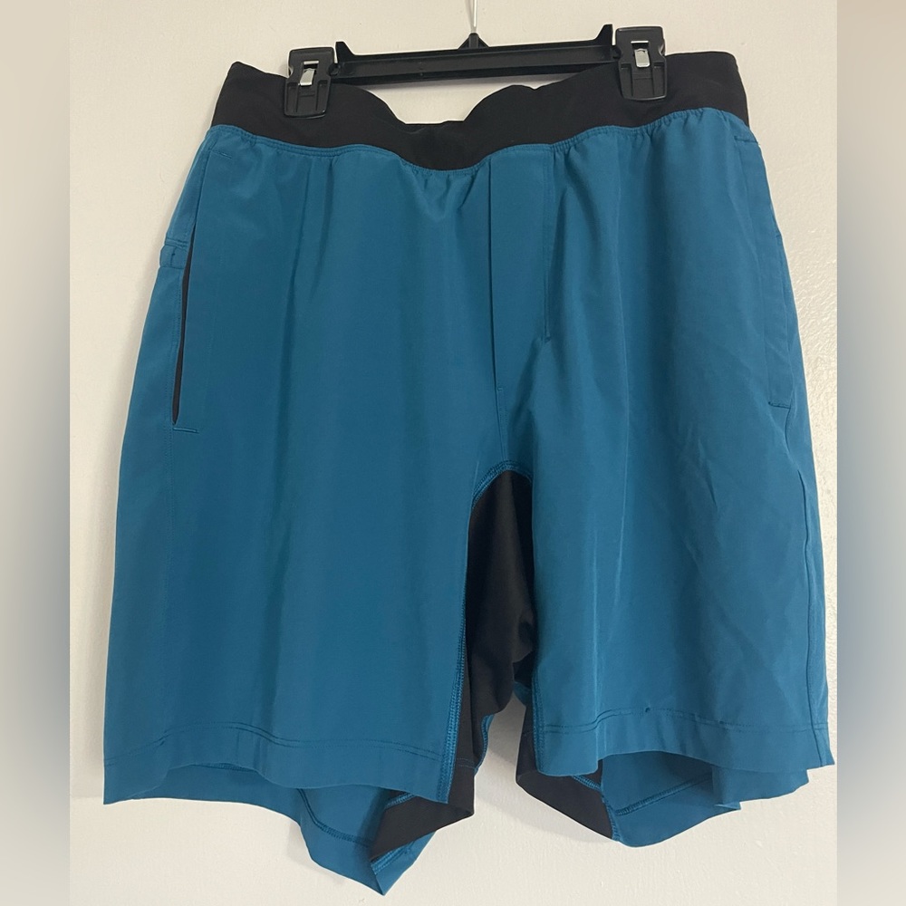 Lululemon T.H.E. Men’s Shorts. 7” Inseam. Linerless. Dark Maritime color.